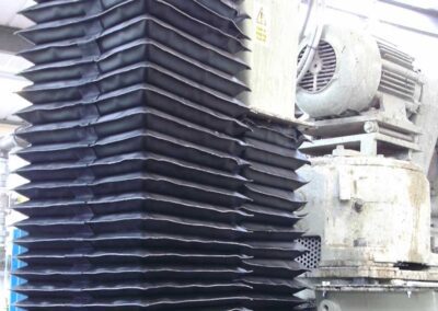 Split and seal vertical bellows