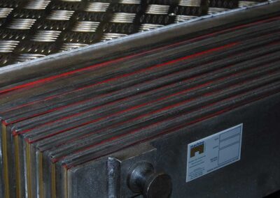 Steel bedway cover