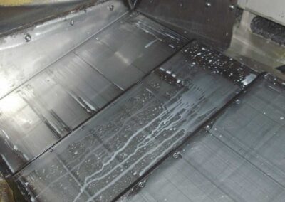 Steel telescopic bedway cover