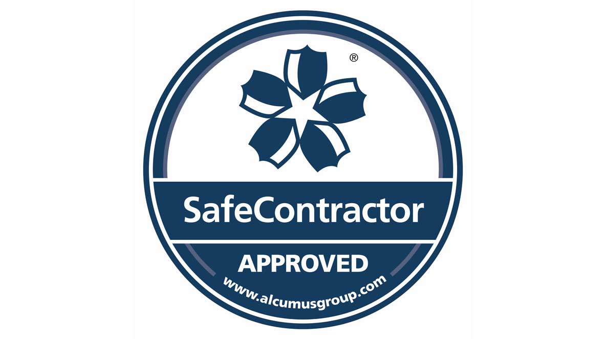 Alcumus SafeContractor accreditation logo